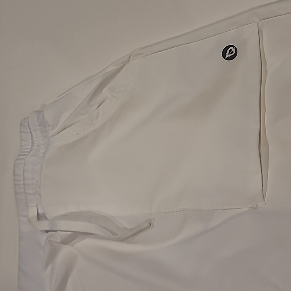 Baleaf Elastic Tie Waist Skort Skirt Shorts Off White Medium - Picture 4 of 14